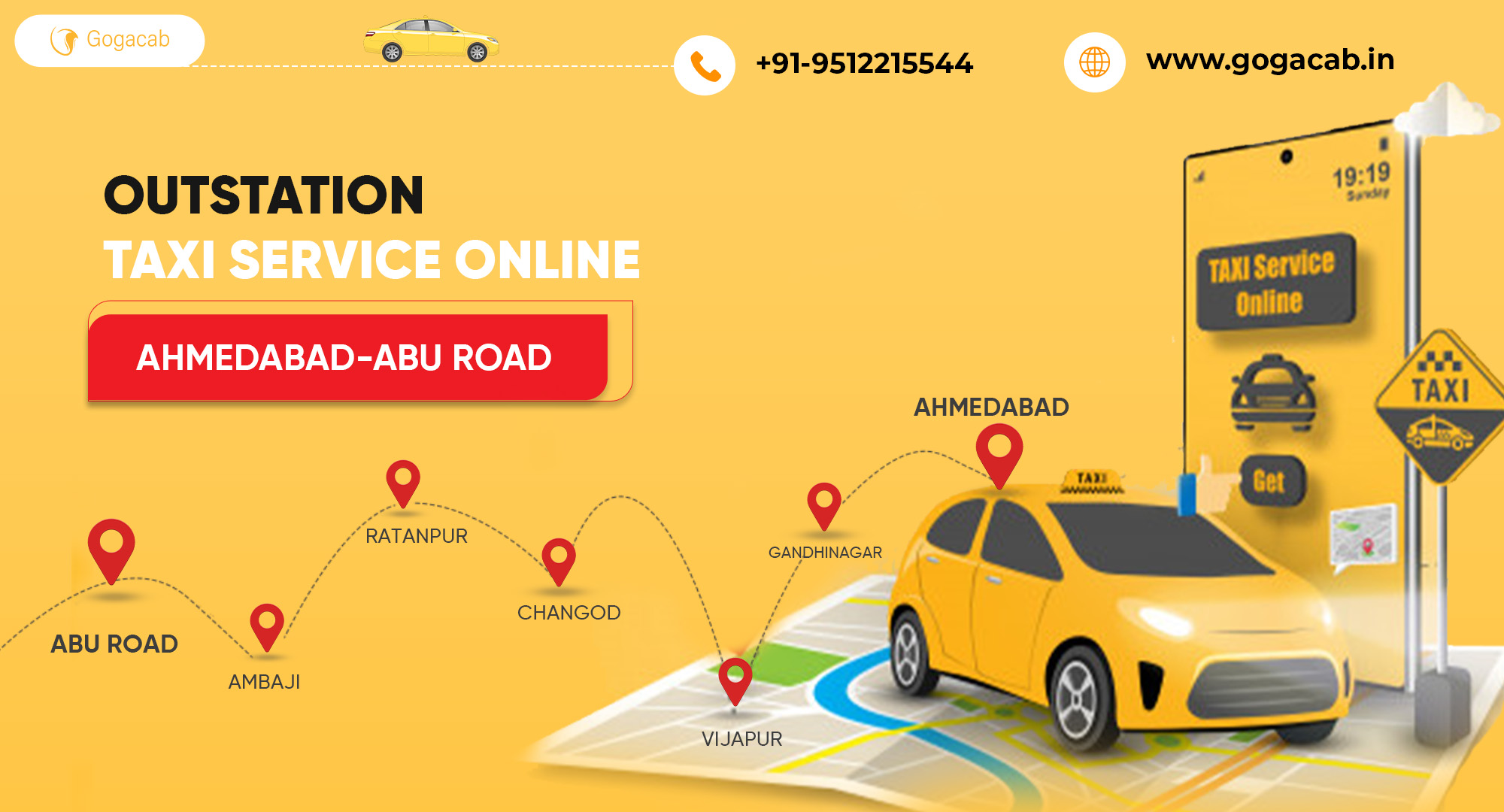 Ahmedabad To Abu Road Cab Service