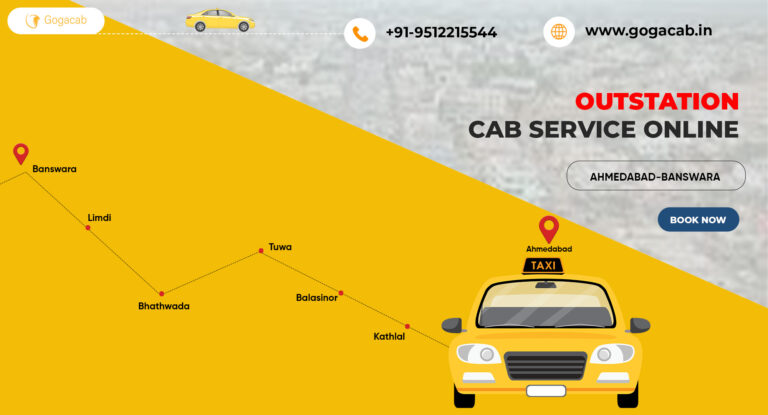 Check Out Ahmedabad to Banswara Cab Service