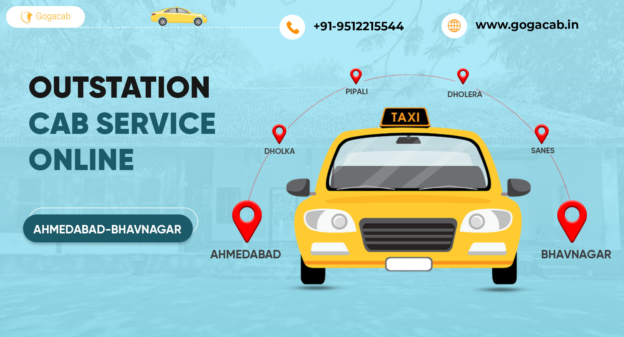 Ahmedabad To Bhavnagar Cab Service