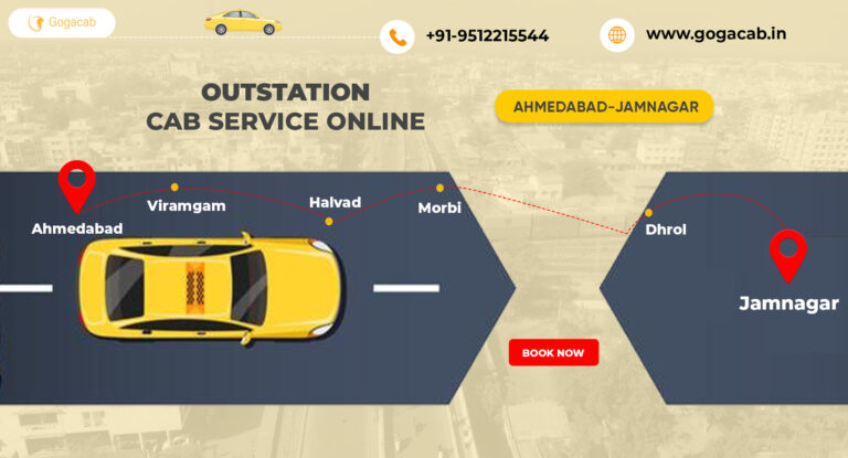 Best Ahmedabad to Jamnagar Cab Service