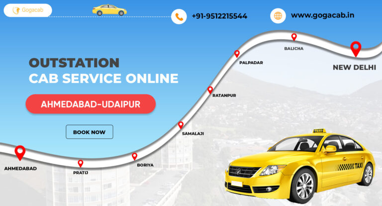 Ahmedabad To Udaipur Cab Service
