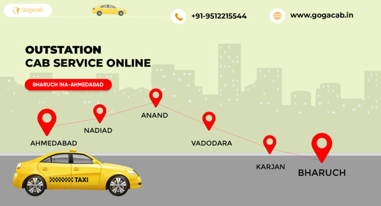 Book Your Bharuch INA To Ahmedabad Cab Service