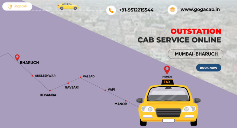 Check Mumbai To Bharuch Cab Service