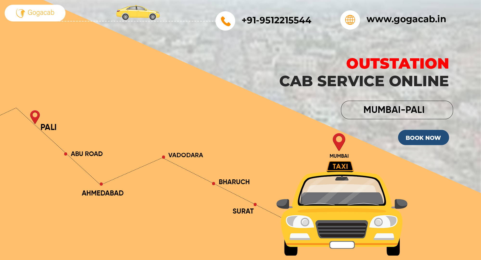 Mumbai To Pali Cab Service