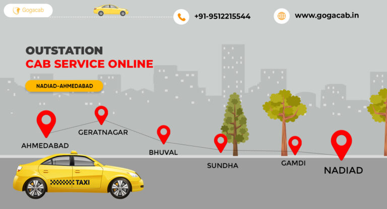 Let’s Check Out Nadiad to Ahmedabad Cab Service