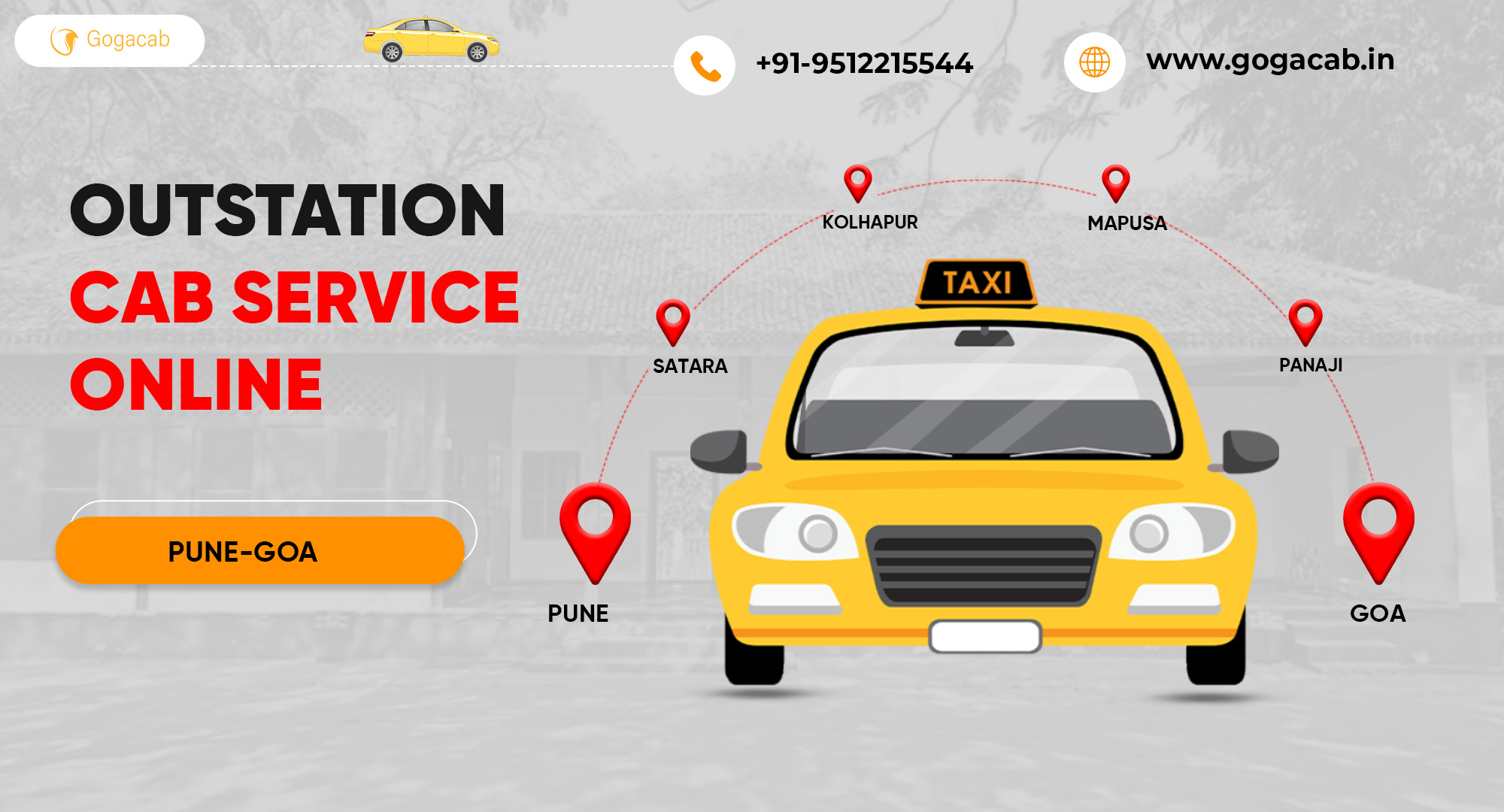 Check Out Pune to Goa Cab Service