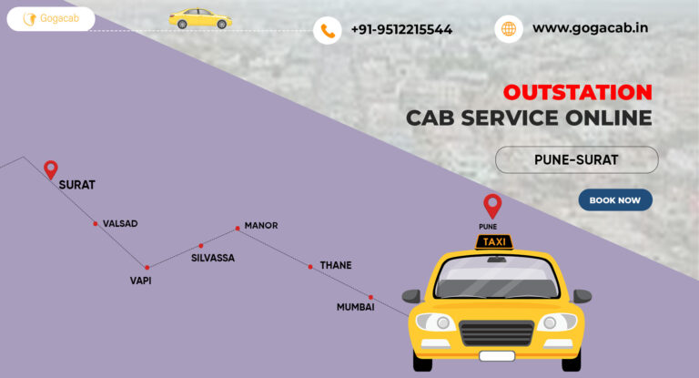 Best Pune To Surat Cab Service