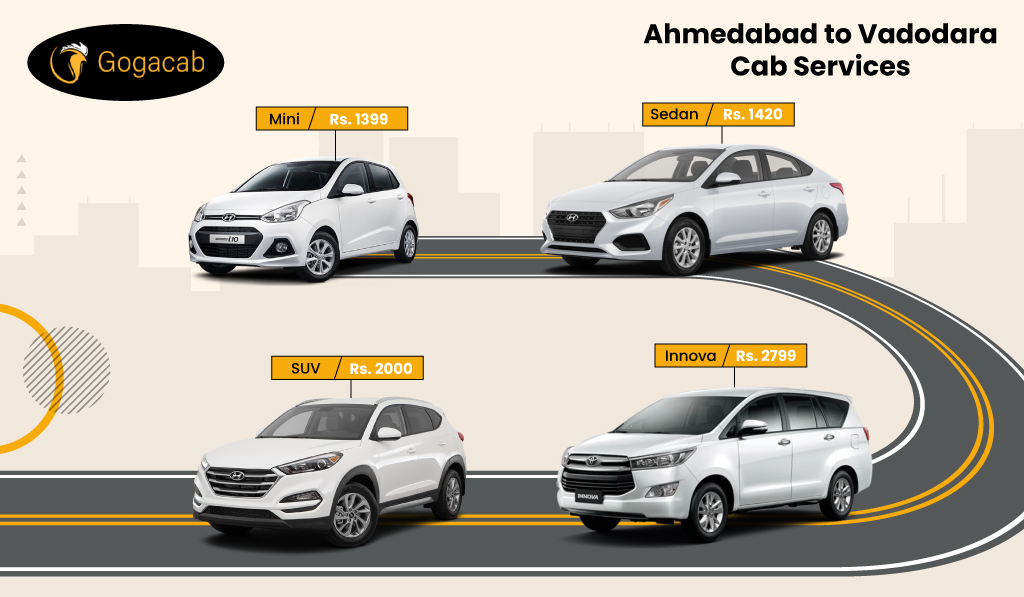 Ahmedabad to Vadodara Cab Services